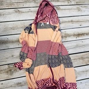 BKE hooded cardigan